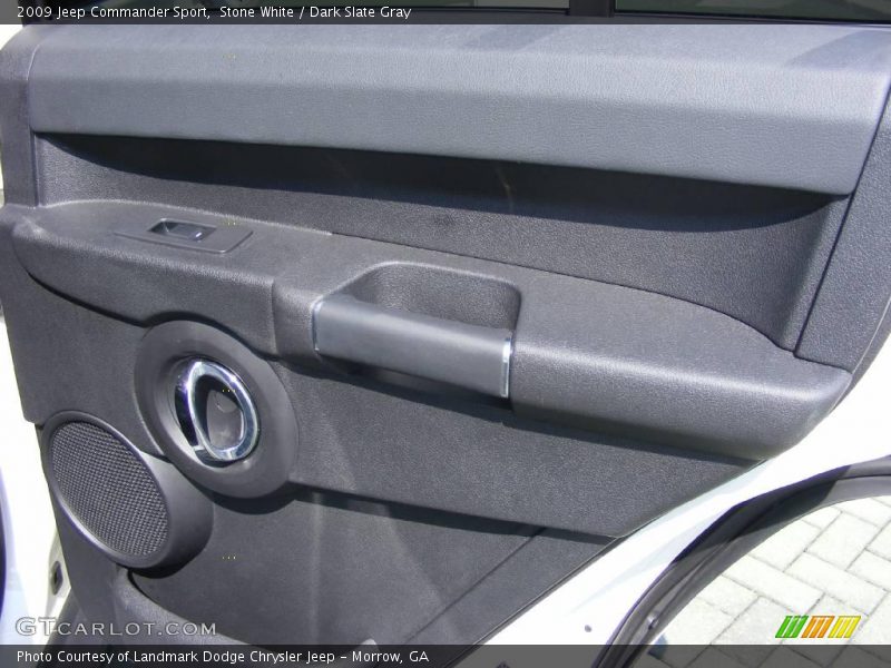 Stone White / Dark Slate Gray 2009 Jeep Commander Sport