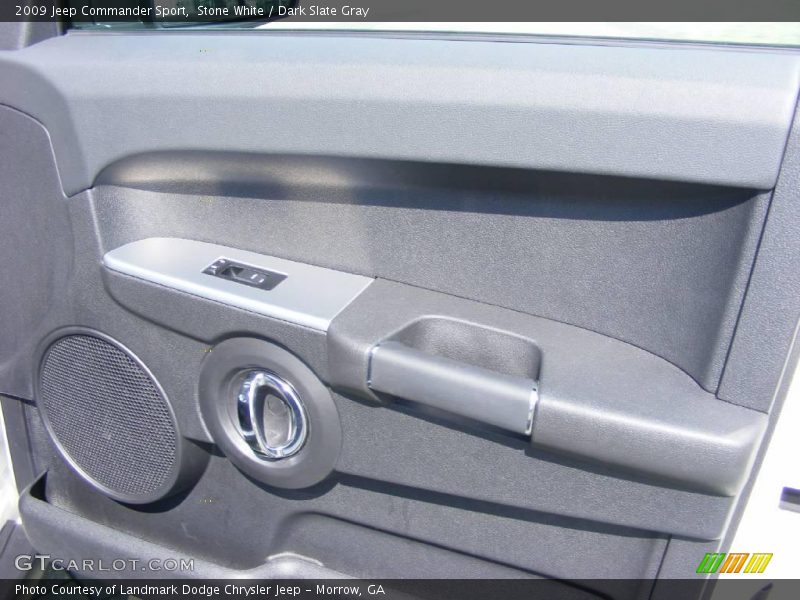 Stone White / Dark Slate Gray 2009 Jeep Commander Sport