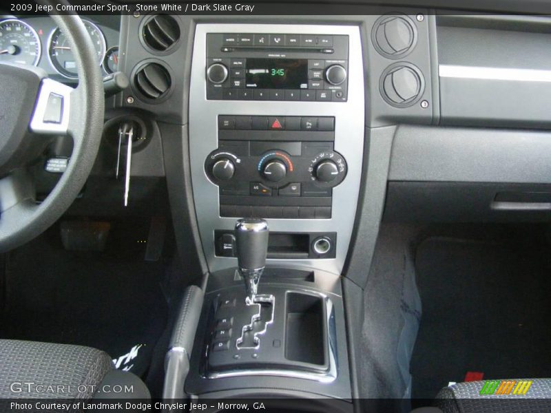 Stone White / Dark Slate Gray 2009 Jeep Commander Sport