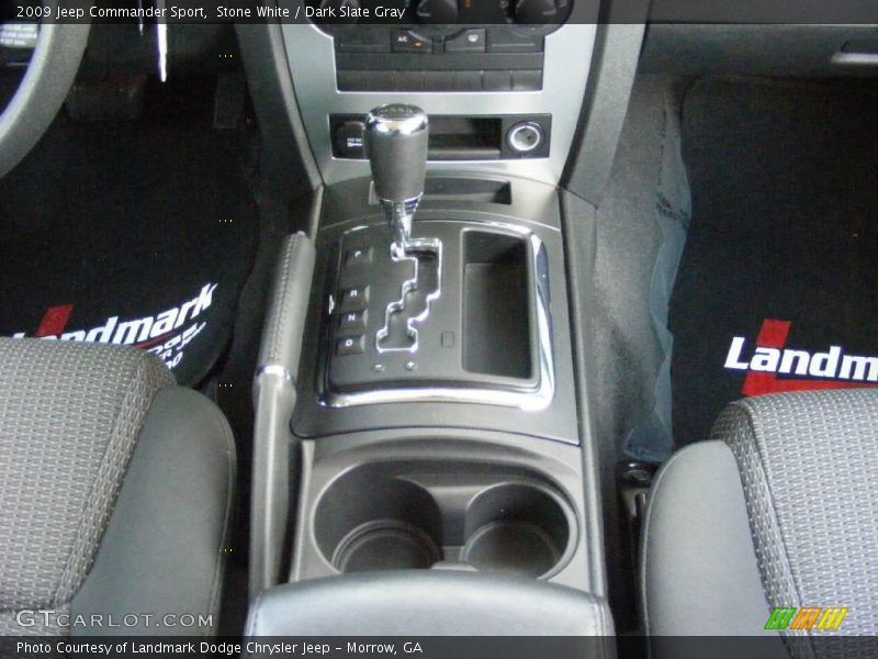 Stone White / Dark Slate Gray 2009 Jeep Commander Sport