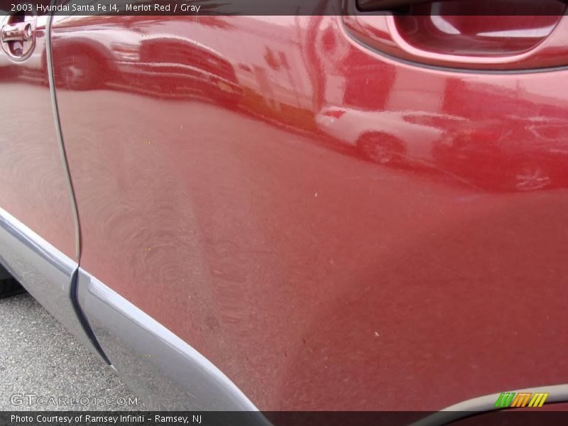 Merlot Red / Gray 2003 Hyundai Santa Fe I4