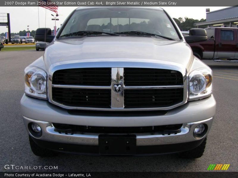 Bright Silver Metallic / Medium Slate Gray 2007 Dodge Ram 2500 Lone Star Edition Quad Cab 4x4