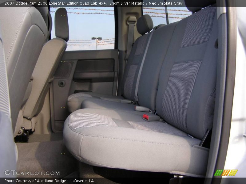 Bright Silver Metallic / Medium Slate Gray 2007 Dodge Ram 2500 Lone Star Edition Quad Cab 4x4