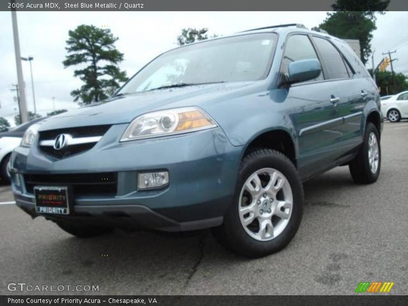 Steel Blue Metallic / Quartz 2006 Acura MDX