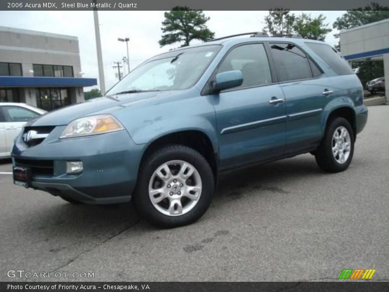 Steel Blue Metallic / Quartz 2006 Acura MDX
