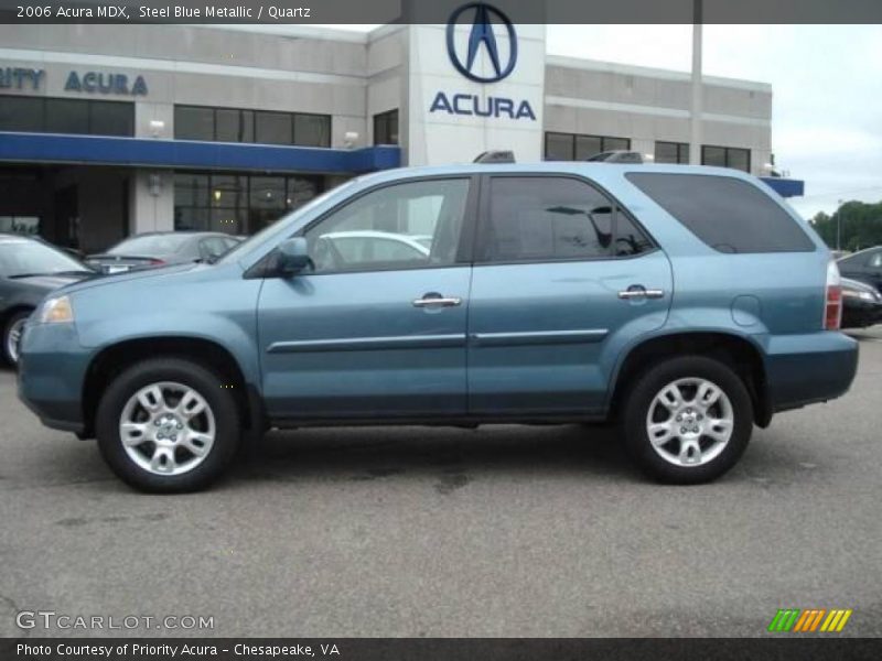 Steel Blue Metallic / Quartz 2006 Acura MDX