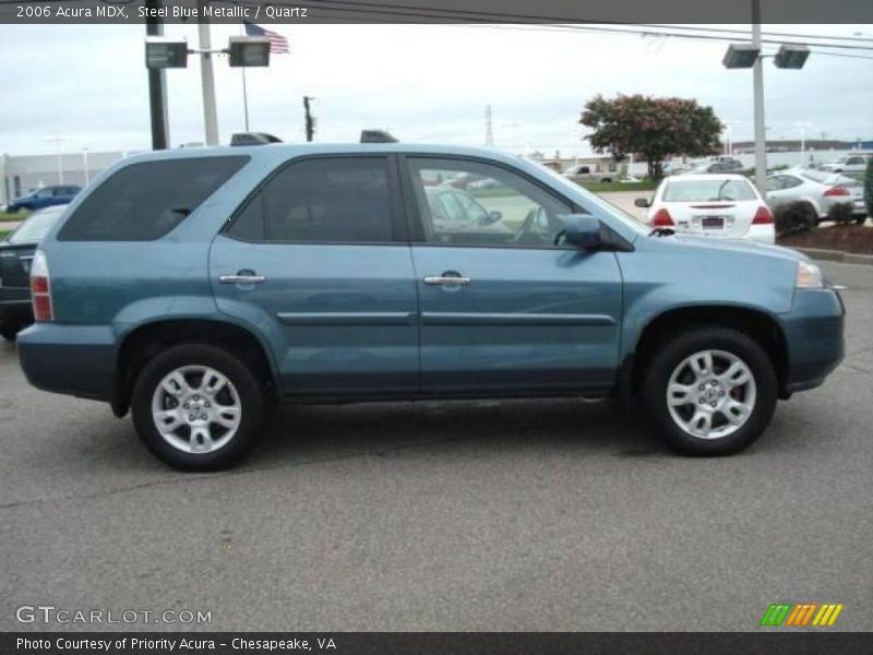 Steel Blue Metallic / Quartz 2006 Acura MDX