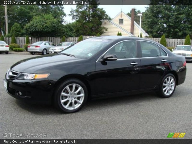 Nighthawk Black Pearl / Ebony Black 2006 Acura TSX Sedan