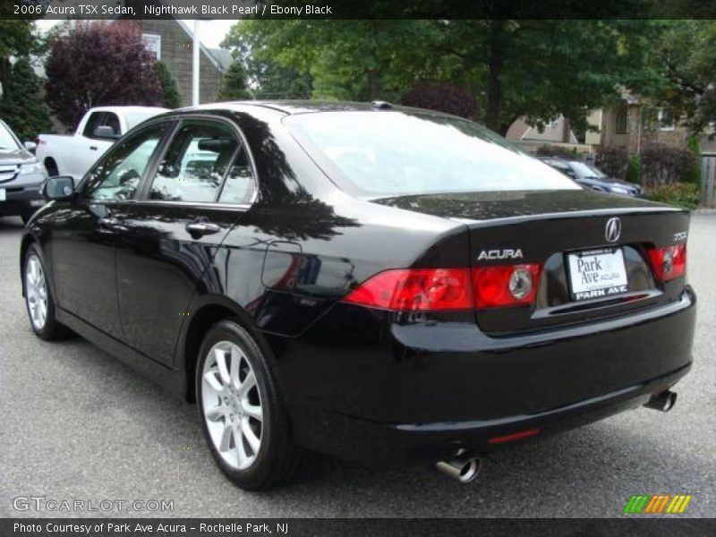 Nighthawk Black Pearl / Ebony Black 2006 Acura TSX Sedan