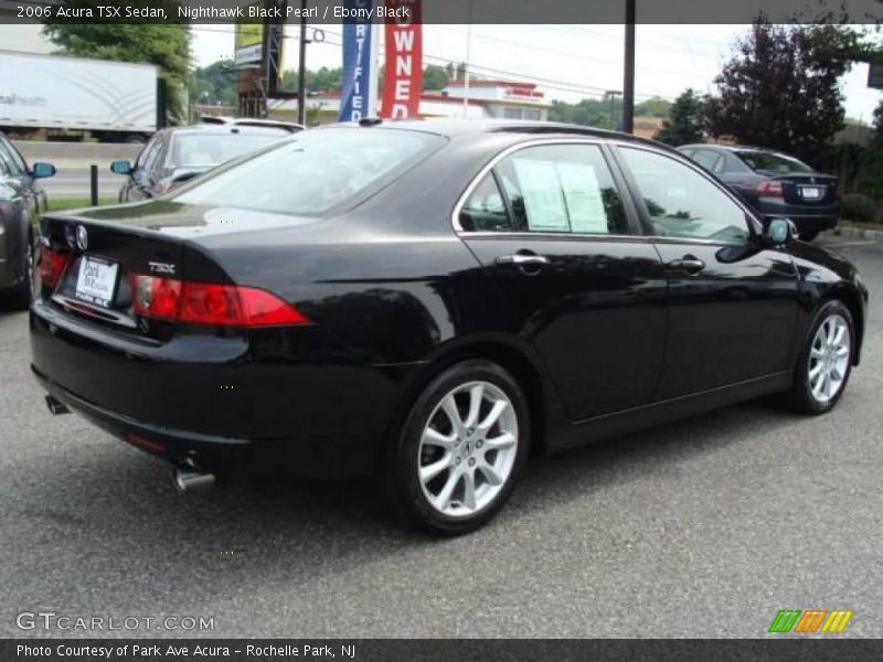 Nighthawk Black Pearl / Ebony Black 2006 Acura TSX Sedan
