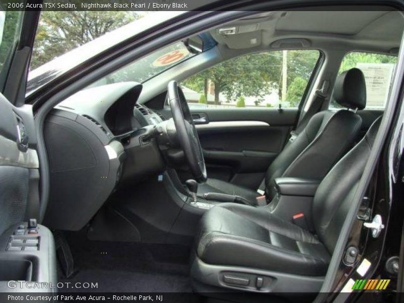 Nighthawk Black Pearl / Ebony Black 2006 Acura TSX Sedan