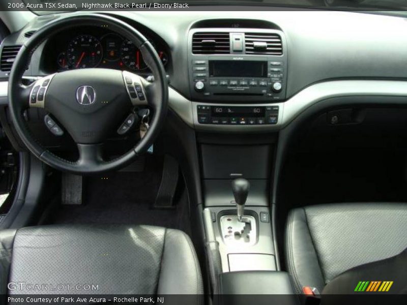 Nighthawk Black Pearl / Ebony Black 2006 Acura TSX Sedan