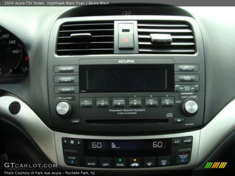 Nighthawk Black Pearl / Ebony Black 2006 Acura TSX Sedan