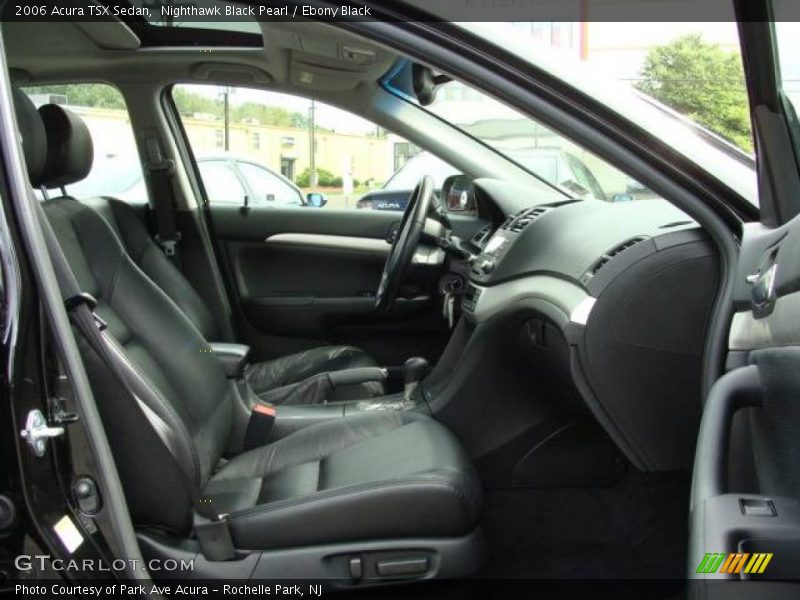 Nighthawk Black Pearl / Ebony Black 2006 Acura TSX Sedan
