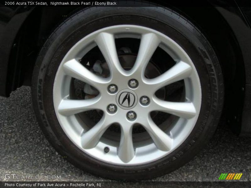 Nighthawk Black Pearl / Ebony Black 2006 Acura TSX Sedan