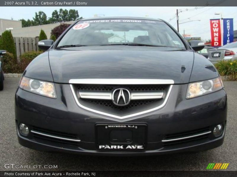 Carbon Gray Pearl / Ebony 2007 Acura TL 3.2