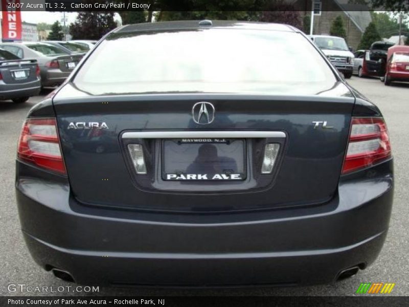 Carbon Gray Pearl / Ebony 2007 Acura TL 3.2