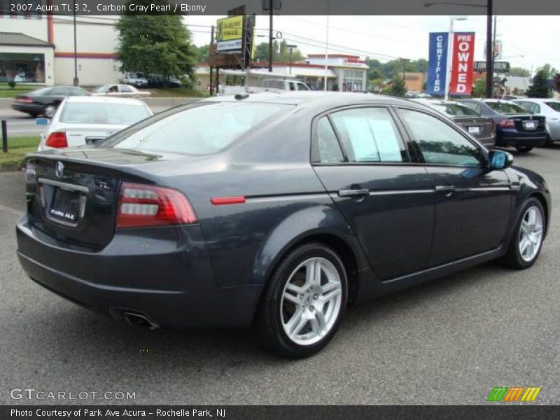 Carbon Gray Pearl / Ebony 2007 Acura TL 3.2