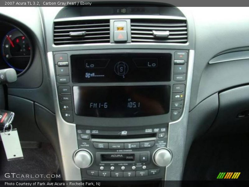 Carbon Gray Pearl / Ebony 2007 Acura TL 3.2