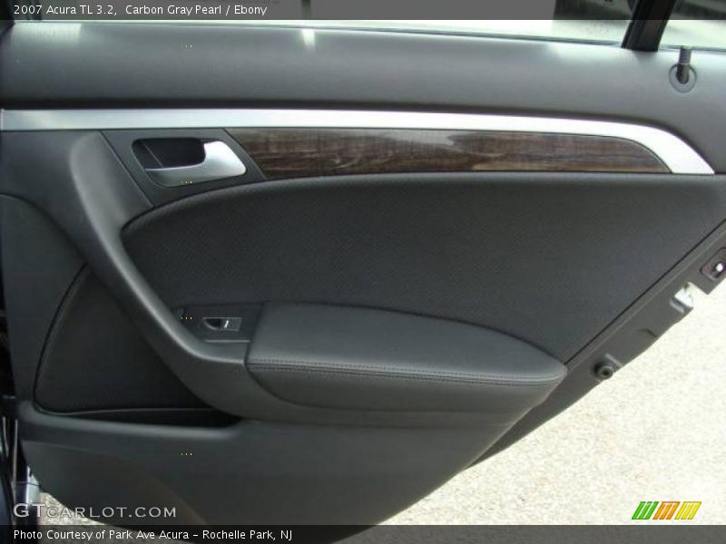 Carbon Gray Pearl / Ebony 2007 Acura TL 3.2