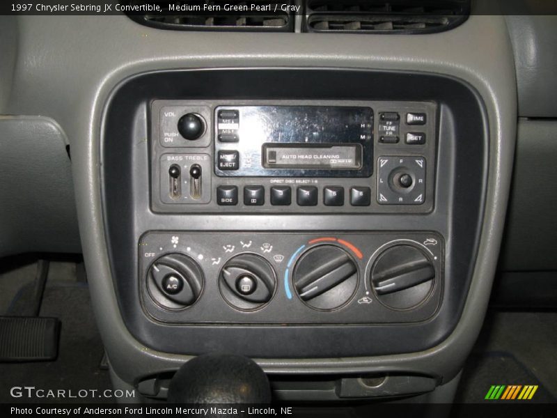Medium Fern Green Pearl / Gray 1997 Chrysler Sebring JX Convertible