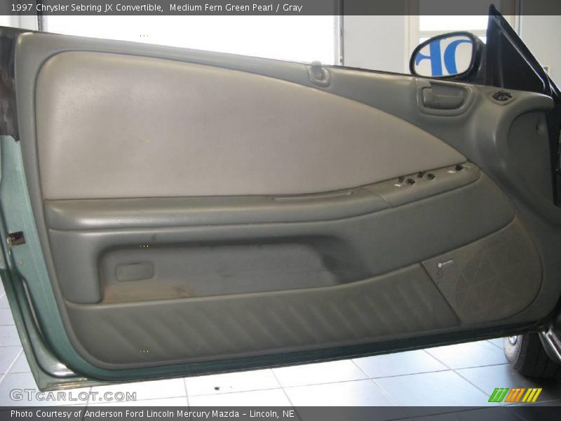 Medium Fern Green Pearl / Gray 1997 Chrysler Sebring JX Convertible