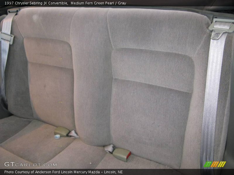 Medium Fern Green Pearl / Gray 1997 Chrysler Sebring JX Convertible