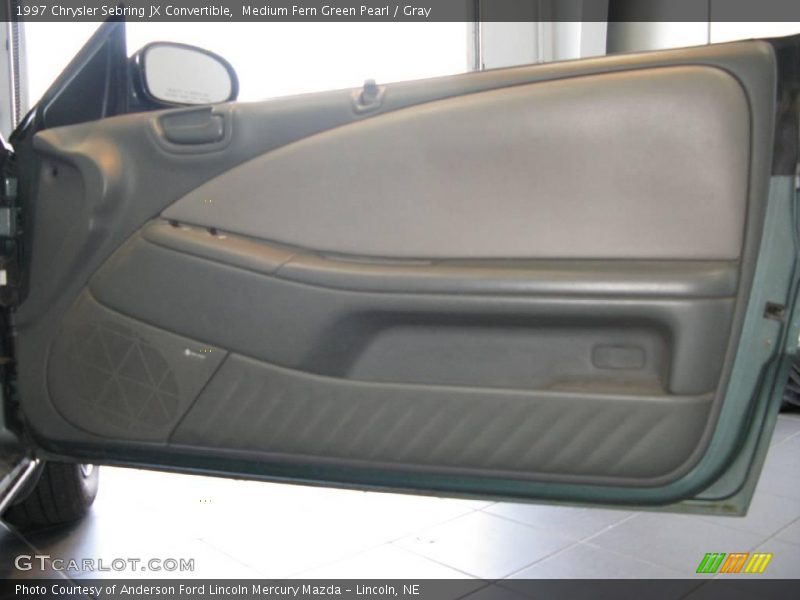 Medium Fern Green Pearl / Gray 1997 Chrysler Sebring JX Convertible