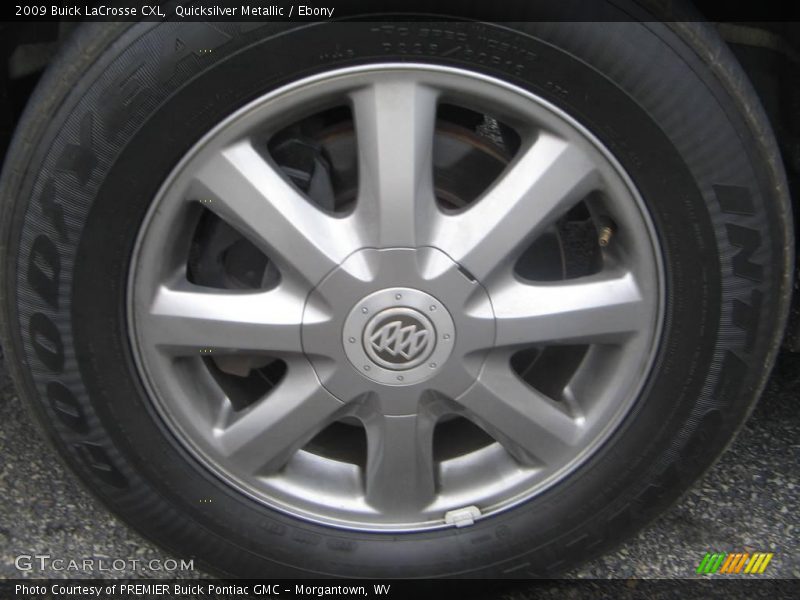 Quicksilver Metallic / Ebony 2009 Buick LaCrosse CXL