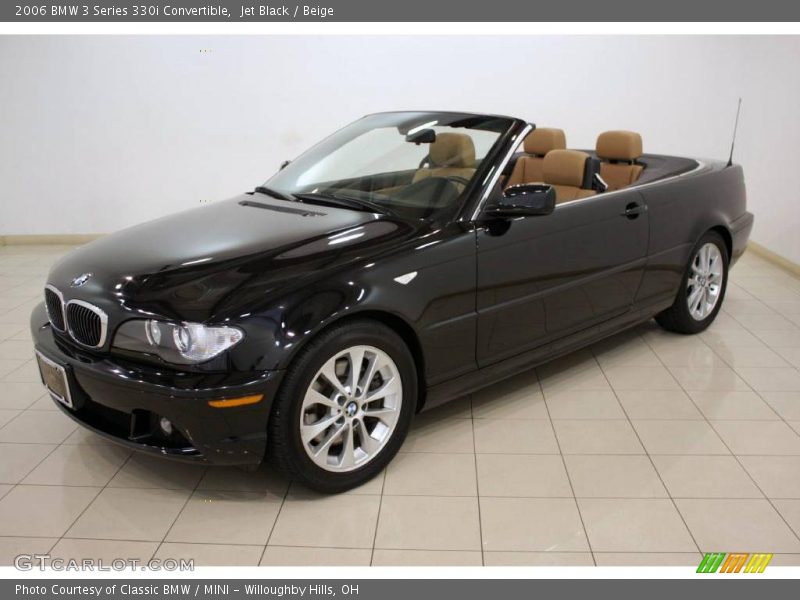 Jet Black / Beige 2006 BMW 3 Series 330i Convertible