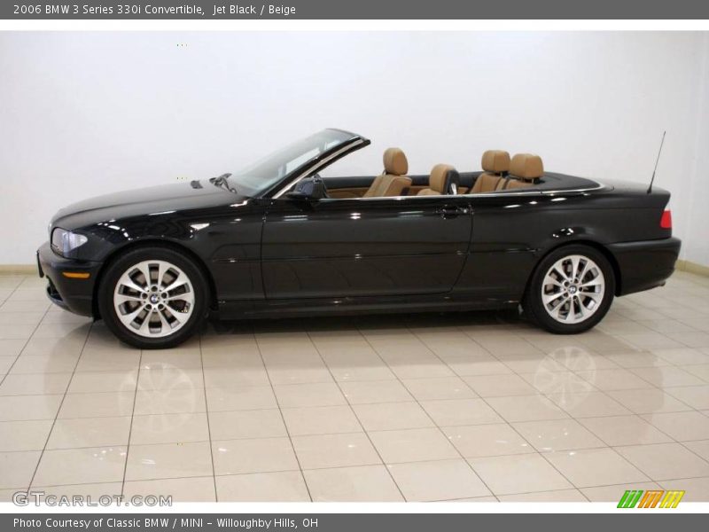 Jet Black / Beige 2006 BMW 3 Series 330i Convertible
