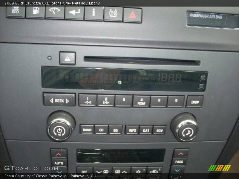 Stone Gray Metallic / Ebony 2009 Buick LaCrosse CXL