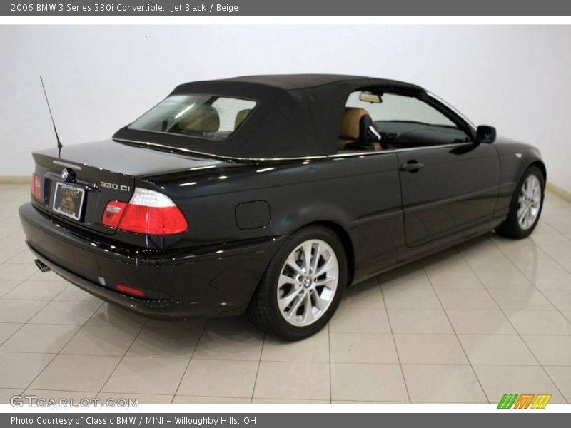 Jet Black / Beige 2006 BMW 3 Series 330i Convertible