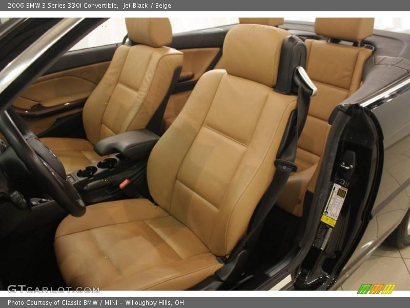 Jet Black / Beige 2006 BMW 3 Series 330i Convertible