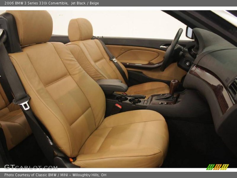Jet Black / Beige 2006 BMW 3 Series 330i Convertible