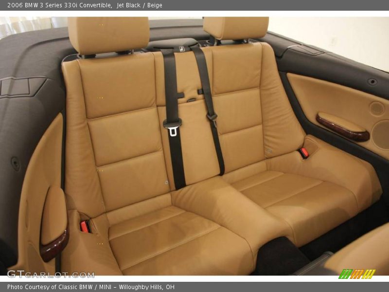Jet Black / Beige 2006 BMW 3 Series 330i Convertible