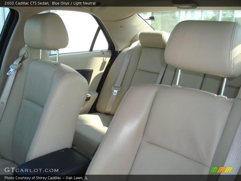 Blue Onyx / Light Neutral 2003 Cadillac CTS Sedan