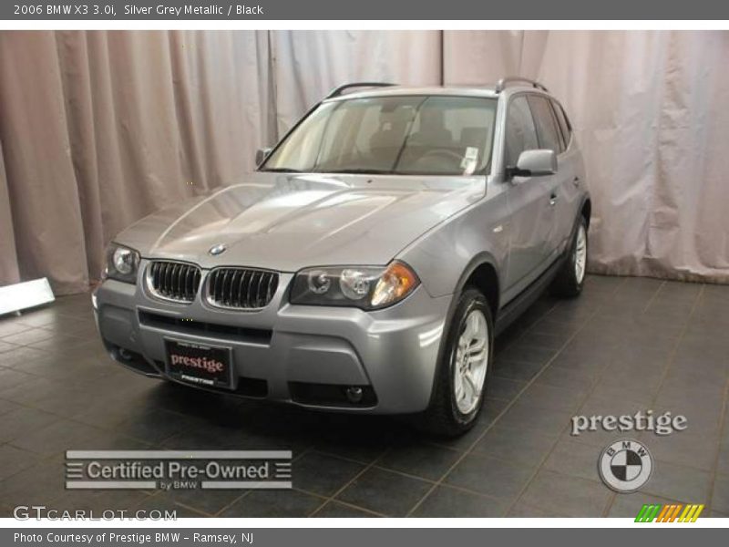 Silver Grey Metallic / Black 2006 BMW X3 3.0i