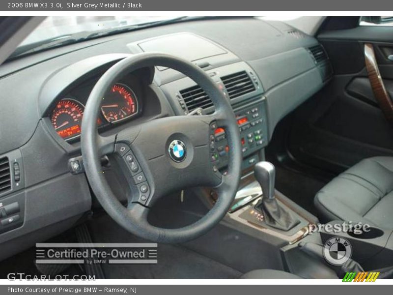 Silver Grey Metallic / Black 2006 BMW X3 3.0i