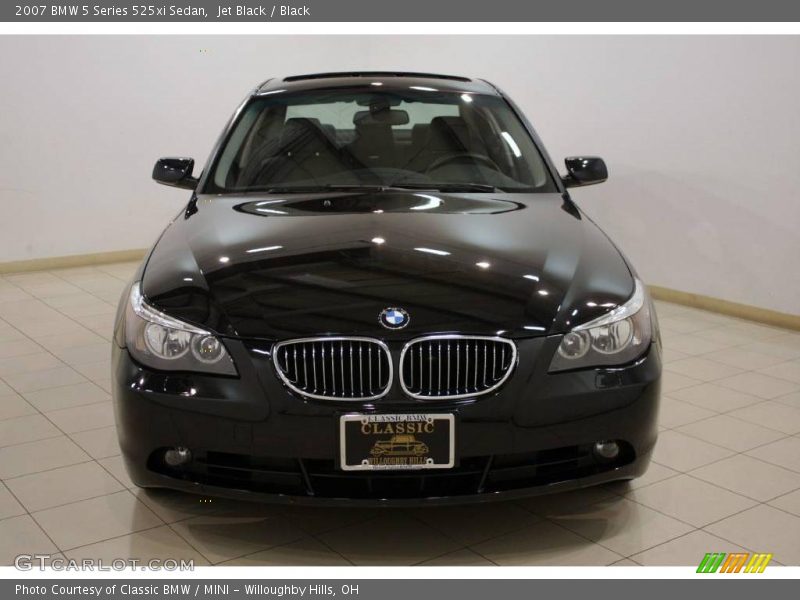 Jet Black / Black 2007 BMW 5 Series 525xi Sedan