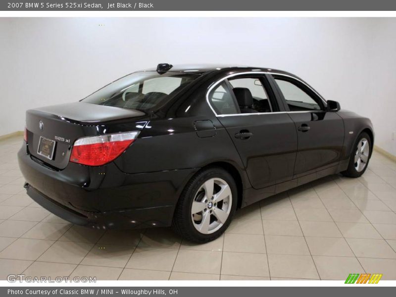 Jet Black / Black 2007 BMW 5 Series 525xi Sedan