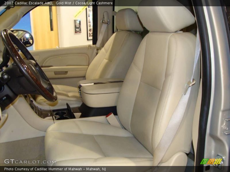 Gold Mist / Cocoa/Light Cashmere 2007 Cadillac Escalade AWD
