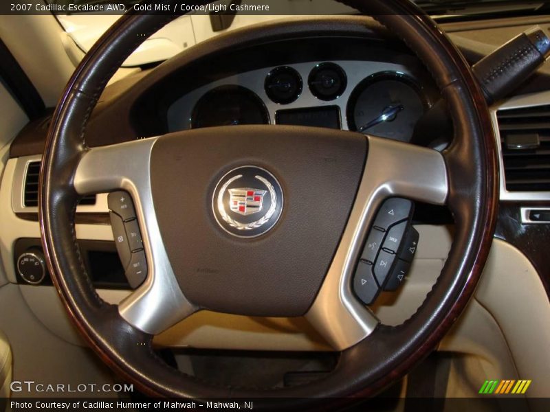 Gold Mist / Cocoa/Light Cashmere 2007 Cadillac Escalade AWD