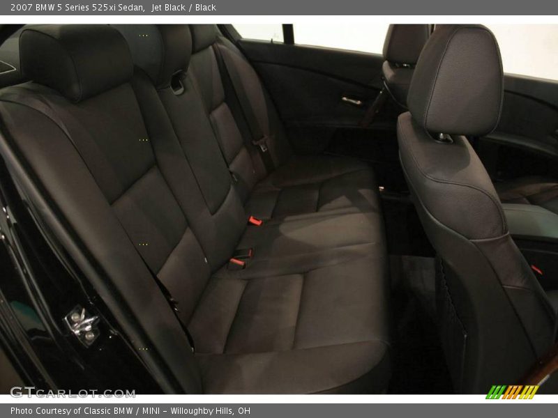 Jet Black / Black 2007 BMW 5 Series 525xi Sedan
