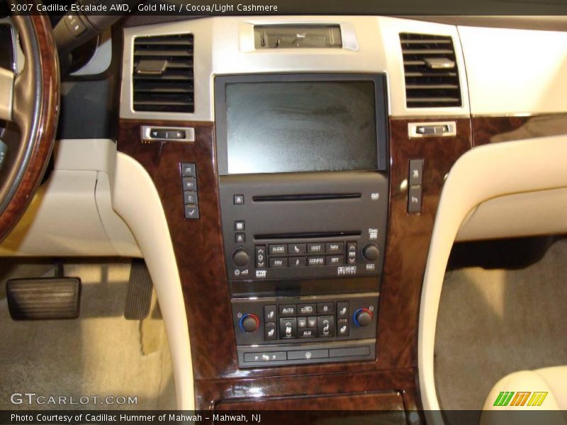 Gold Mist / Cocoa/Light Cashmere 2007 Cadillac Escalade AWD