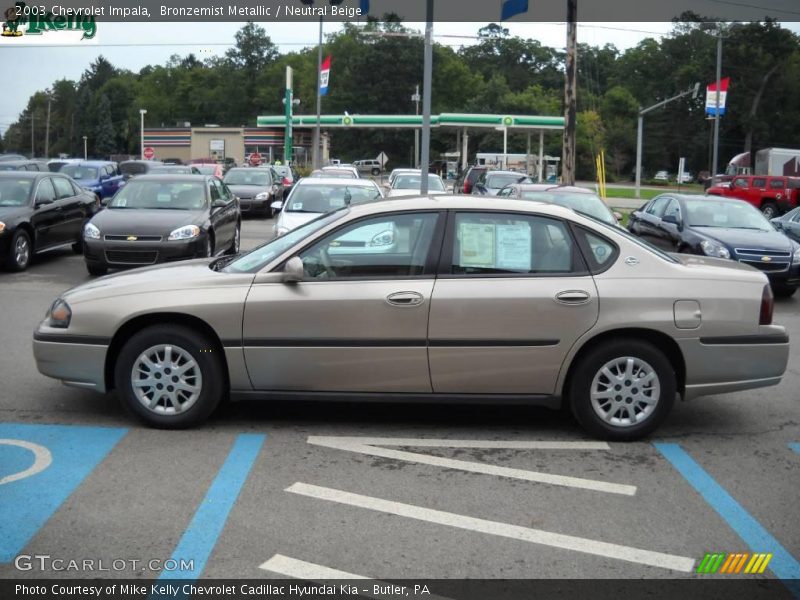 Bronzemist Metallic / Neutral Beige 2003 Chevrolet Impala