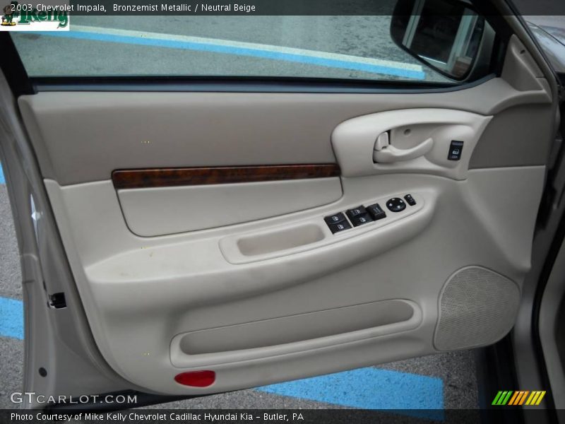 Bronzemist Metallic / Neutral Beige 2003 Chevrolet Impala