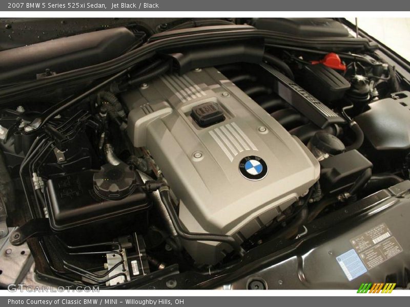 Jet Black / Black 2007 BMW 5 Series 525xi Sedan