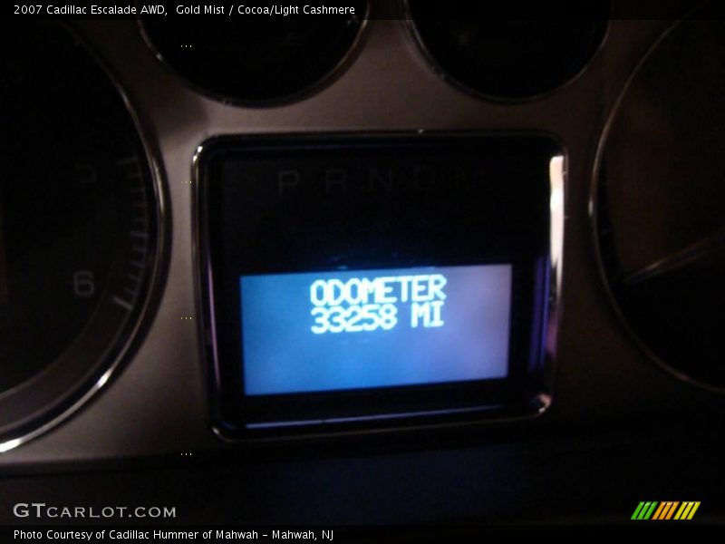 Gold Mist / Cocoa/Light Cashmere 2007 Cadillac Escalade AWD