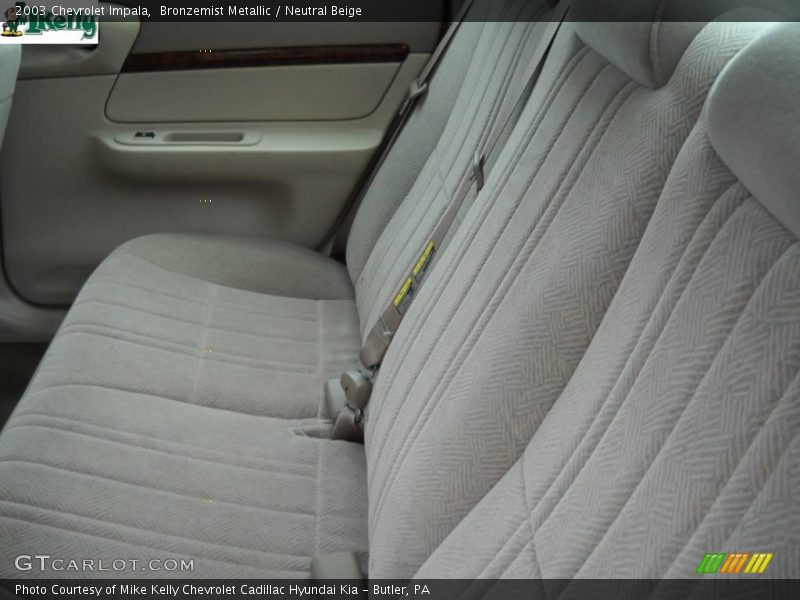 Bronzemist Metallic / Neutral Beige 2003 Chevrolet Impala